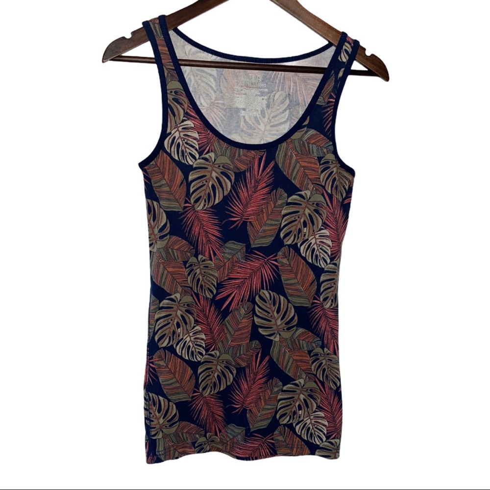 Time and Tru Tropical Tank Top.